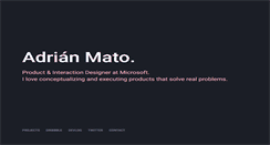 Desktop Screenshot of adrianmato.com