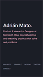 Mobile Screenshot of adrianmato.com